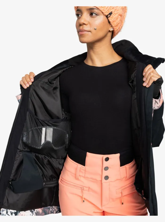 Presence 8211 Snow Jacket Peach Pink Dreamy Picture Women Roxy Jackets and Coats