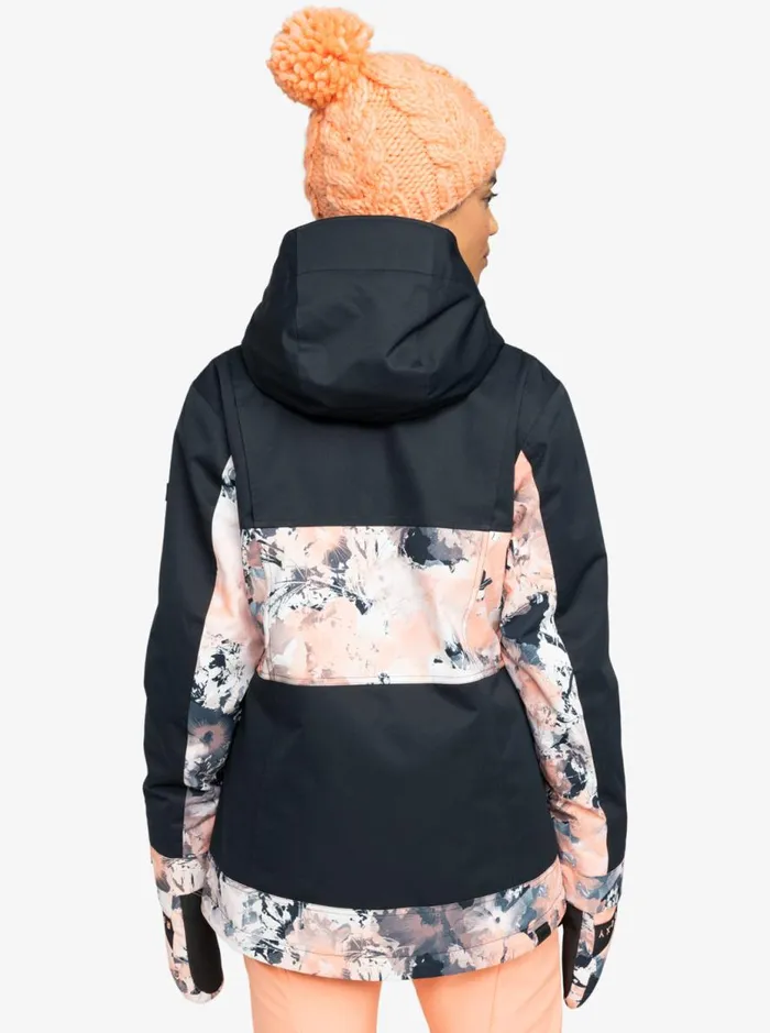 Presence 8211 Snow Jacket Peach Pink Dreamy Picture Women Roxy Jackets and Coats