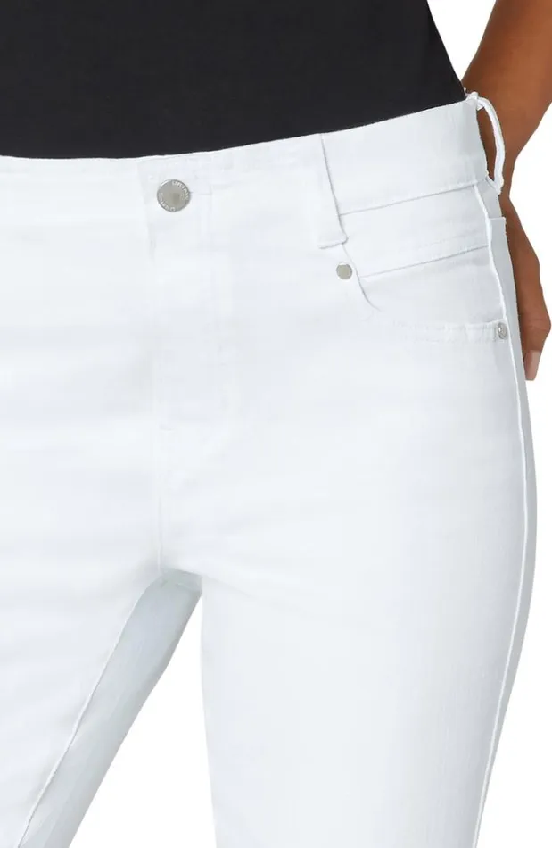 PullOn Women Liverpool Los Angeles Gia Glider Ankle Skinny Bright White