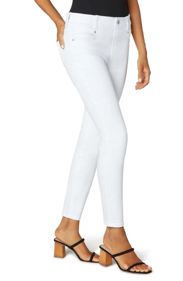 PullOn Women Liverpool Los Angeles Gia Glider Ankle Skinny Bright White