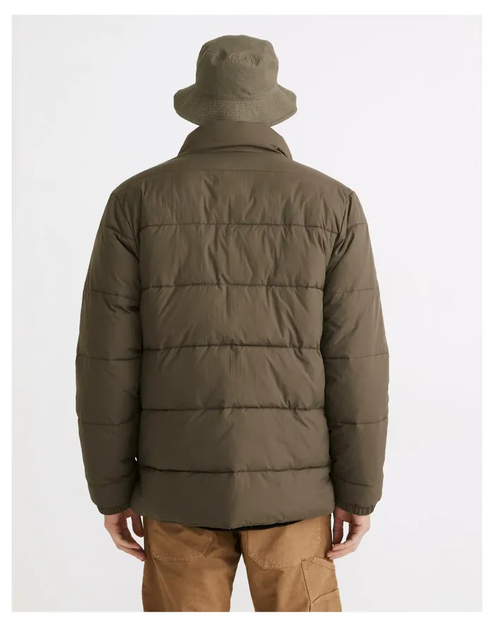 Quilted Puffer Jacket Cargo Green Men Madewell Jackets Quilted Puffer Jacket Cargo Green Men Madewell Jackets
