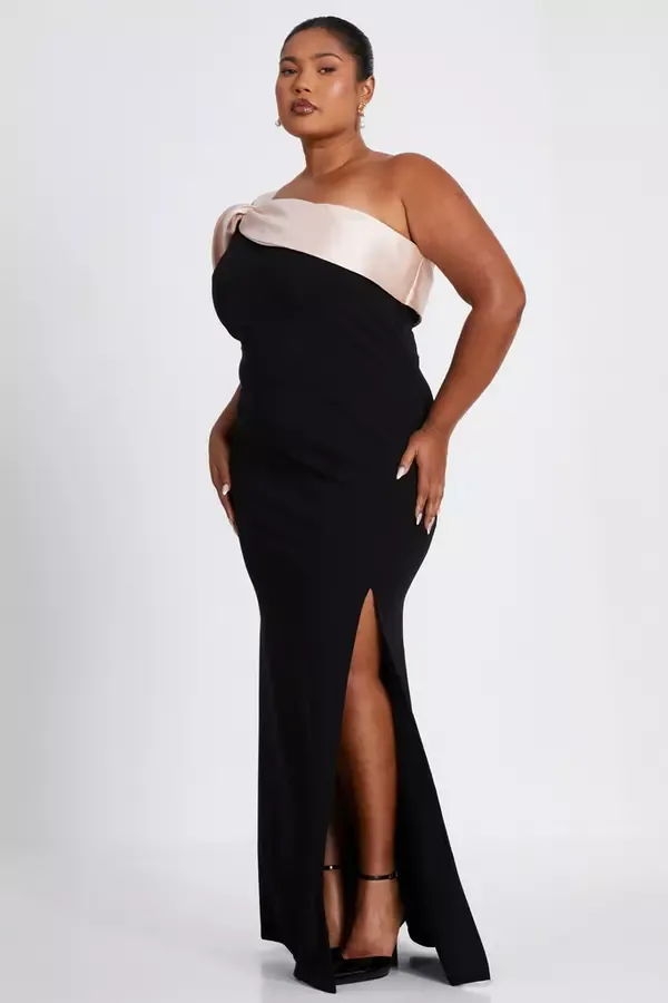 Quiz Clothing Dresses Curve Black Satin Off The Shoulder Maxi Dress 8211 Women Quiz Clothing Dresses Curve Black Satin Off The Shoulder Maxi Dress 8211 Women