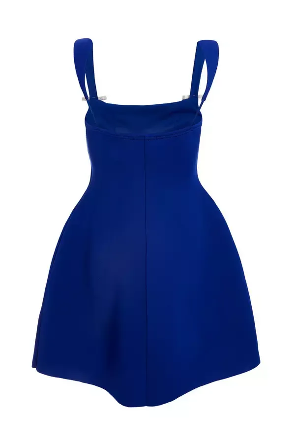Quiz Clothing Dresses Royal Blue ALine Mini Dress 8211 Women