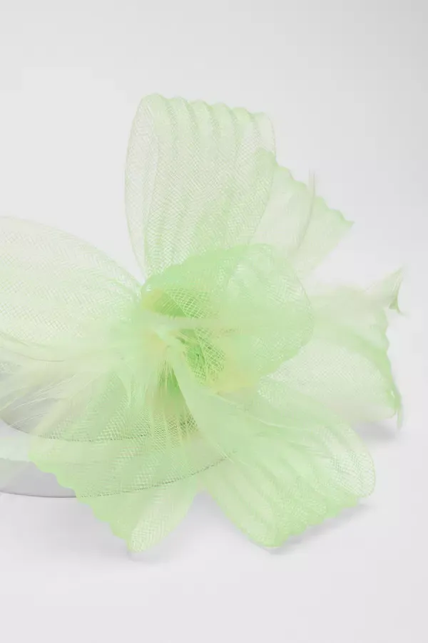 Quiz Clothing Fascinators Lime Feather Clip Fascinator 8211 Women
