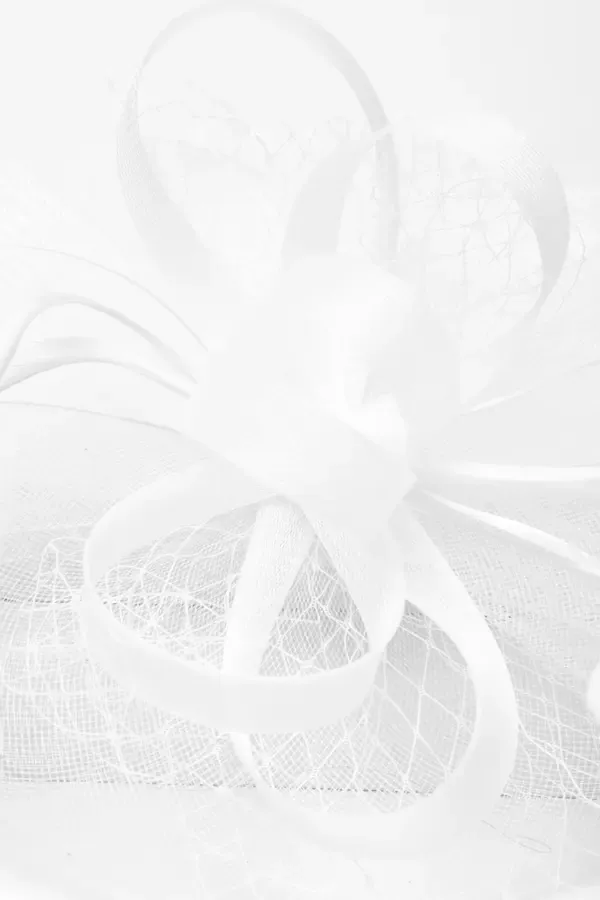 Quiz Clothing Fascinators White Feather Clip Fascinator 8211 Women