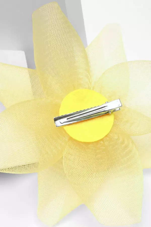 Quiz Clothing Fascinators Yellow Flower Clip Fascinator 8211 Women