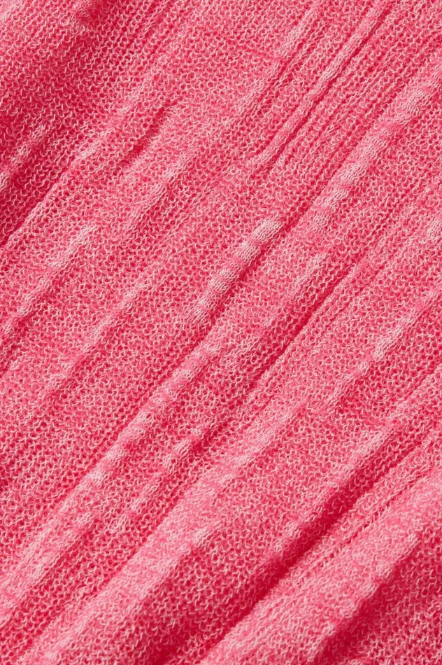 Rachel Comey Amares Top Pink Marled Women Knits