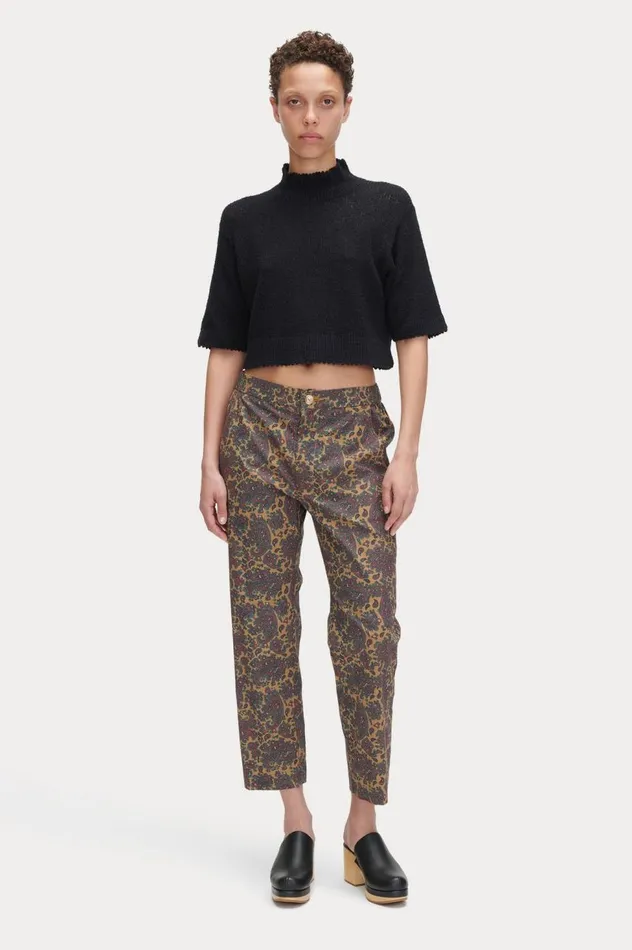Rachel Comey Cropped Tee Black Women Knits