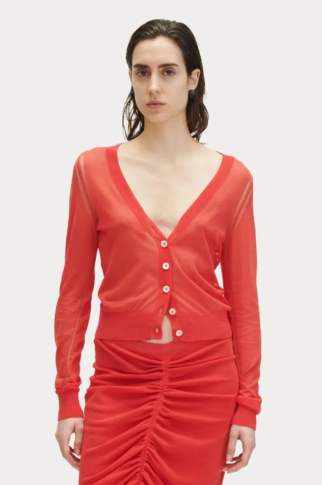 Rachel Comey Eyre Cardigan Guava Women Knits