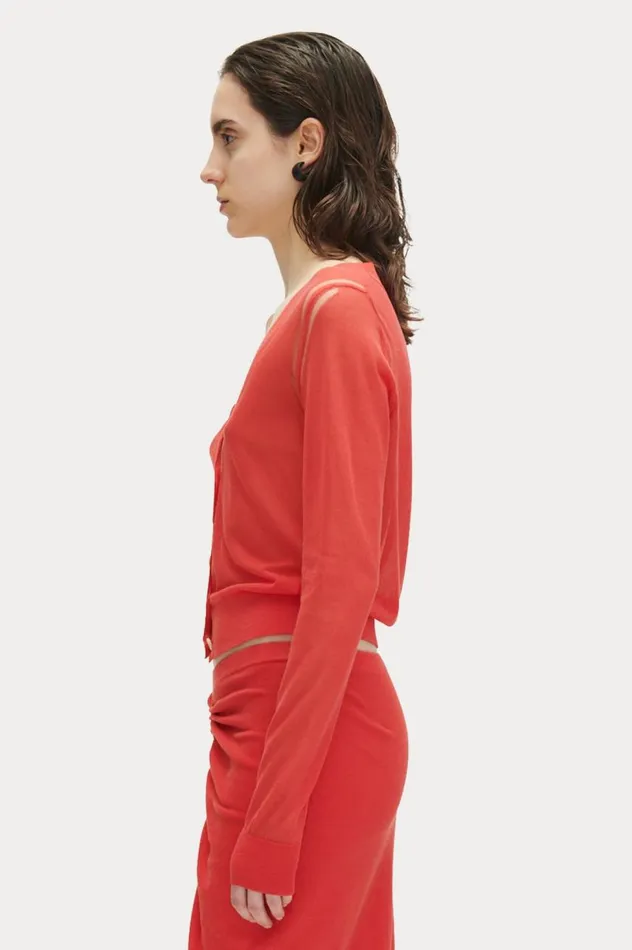 Rachel Comey Eyre Cardigan Guava Women Knits