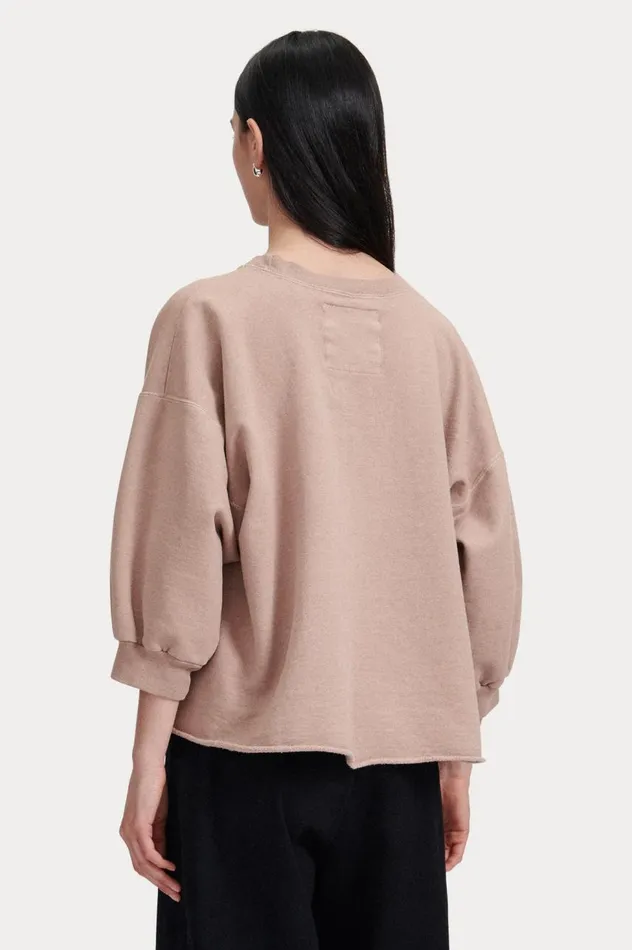 Rachel Comey Fond Sweatshirt Hazelnut Women TShirts Sweatshirts