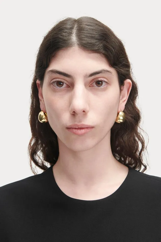 Rachel Comey Keel Hoop Gold Women Jewelry