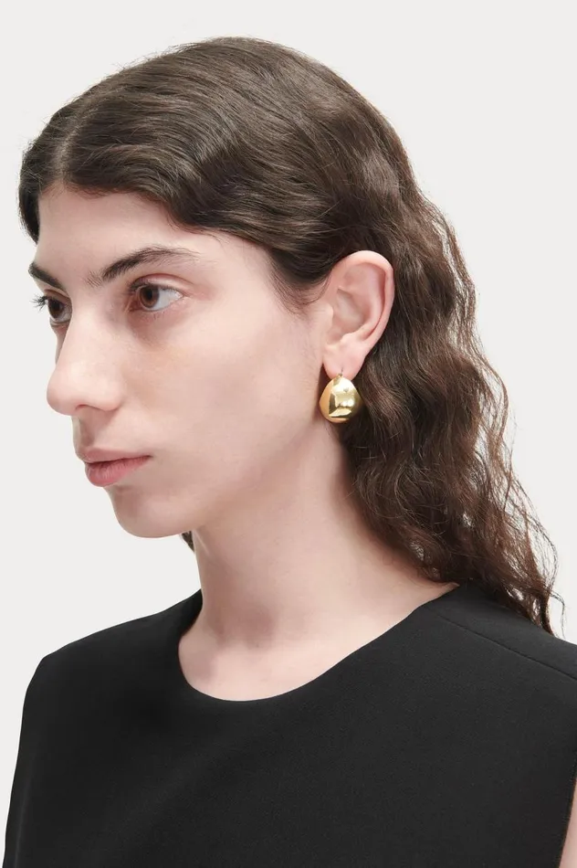 Rachel Comey Keel Hoop Gold Women Jewelry