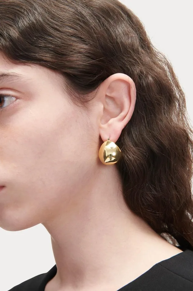 Rachel Comey Keel Hoop Gold Women Jewelry