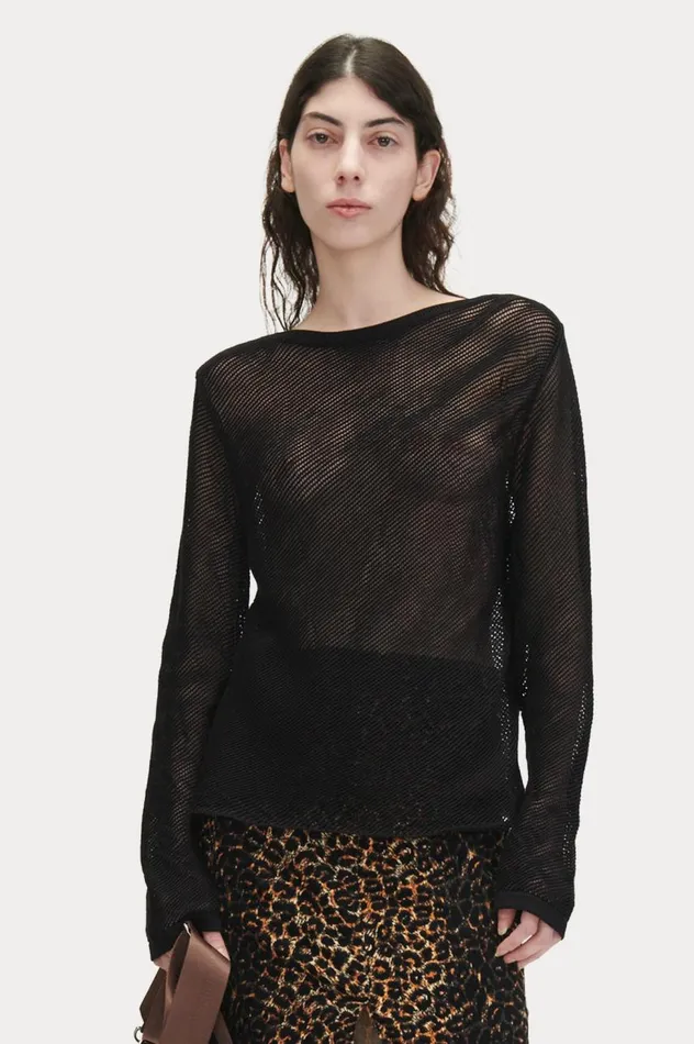 Rachel Comey Lane Top Black Women Knits