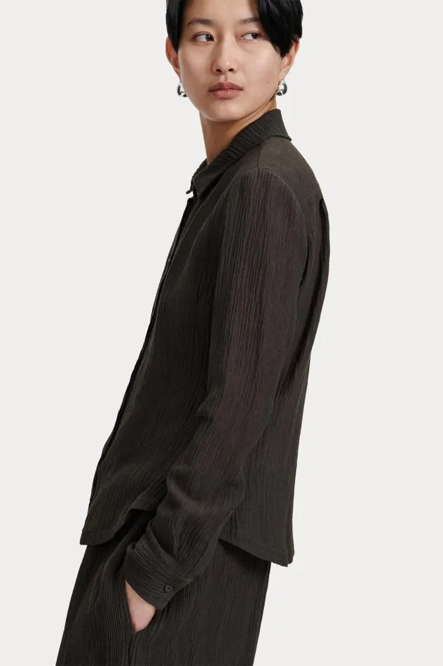 Rachel Comey Thyme Shirt Charcoal Women Tops