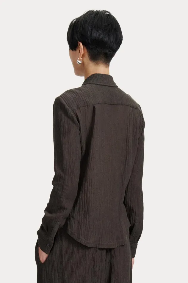 Rachel Comey Thyme Shirt Charcoal Women Tops