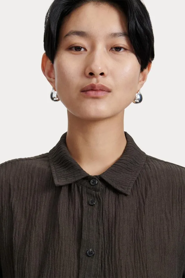 Rachel Comey Thyme Shirt Charcoal Women Tops