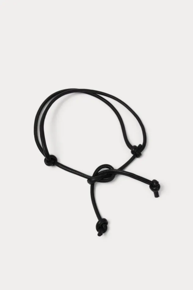 Rachel Comey Tubular Tie Belt Black Women Belts