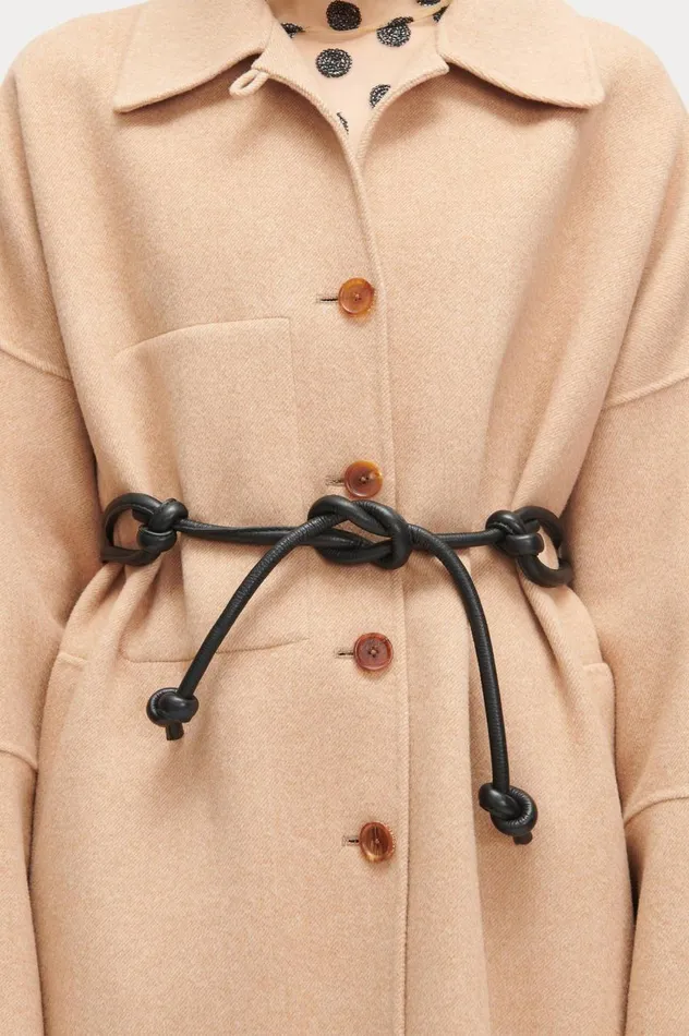 Rachel Comey Tubular Tie Belt Black Women Belts