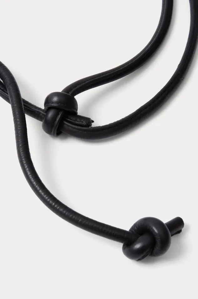 Rachel Comey Tubular Tie Belt Black Women Belts