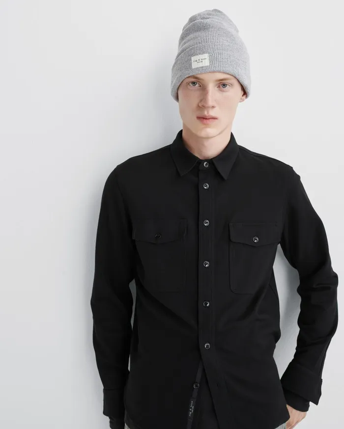 Rag and Bone Addison Beanie Grey WomenMen Hats Rag and Bone Addison Beanie Grey WomenMen Hats