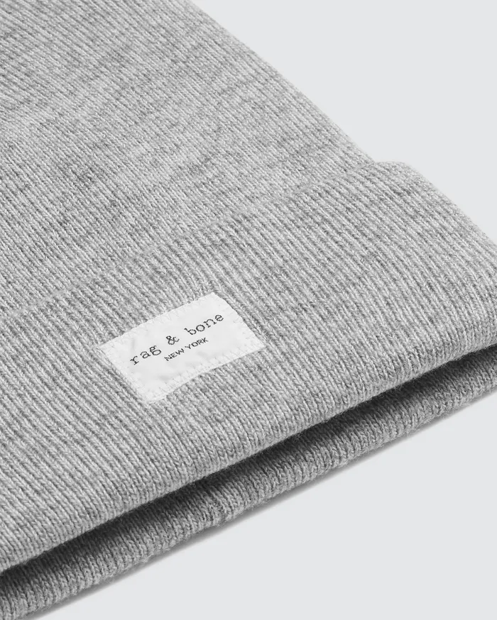 Rag and Bone Addison Beanie Grey WomenMen Hats Rag and Bone Addison Beanie Grey WomenMen Hats