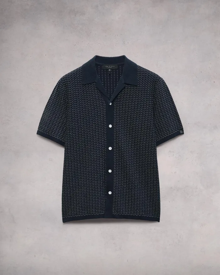Rag and Bone Avery Jacquard Zuma Toweling Shirt Salute Men Sweaters Rag and Bone Avery Jacquard Zuma Toweling Shirt Salute Men Sweaters