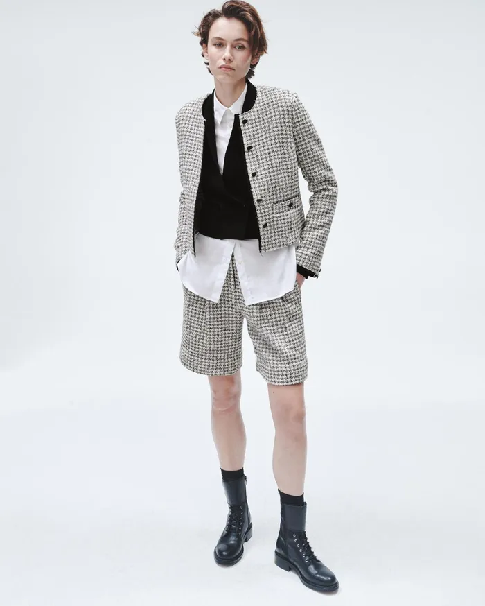 Rag and Bone Carmen Cotton 1225quot Short Black White Women Shorts