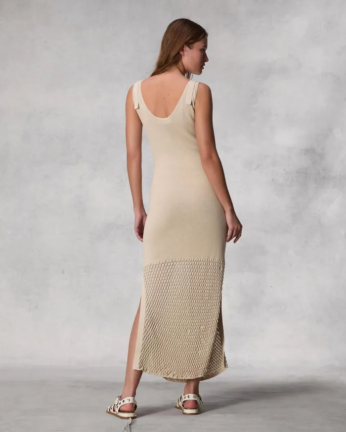 Rag and Bone Georgia Cotton Nylon Dress Beige Women Dresses and Skirts Rag and Bone Georgia Cotton Nylon Dress Beige Women Dresses and Skirts
