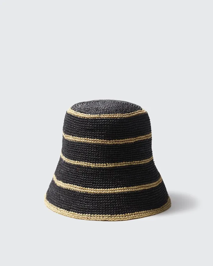 Rag and Bone Jade Rollable Hat Black Multi Women Hats