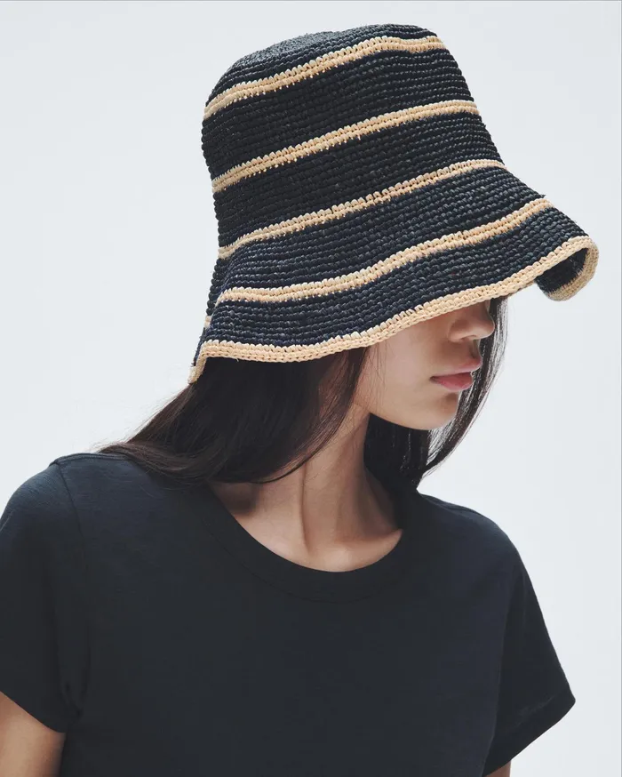 Rag and Bone Jade Rollable Hat Black Multi Women Hats