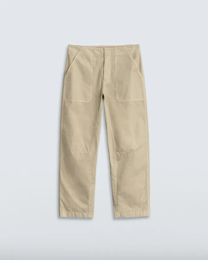 Rag and Bone Leyton Workwear Cotton Pant Khaki Women Pants
