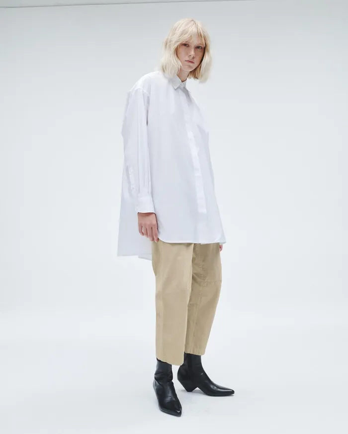 Rag and Bone Leyton Workwear Cotton Pant Khaki Women Pants