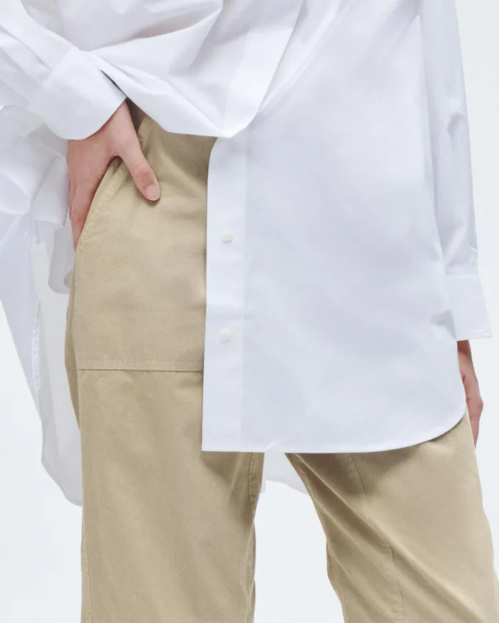 Rag and Bone Leyton Workwear Cotton Pant Khaki Women Pants