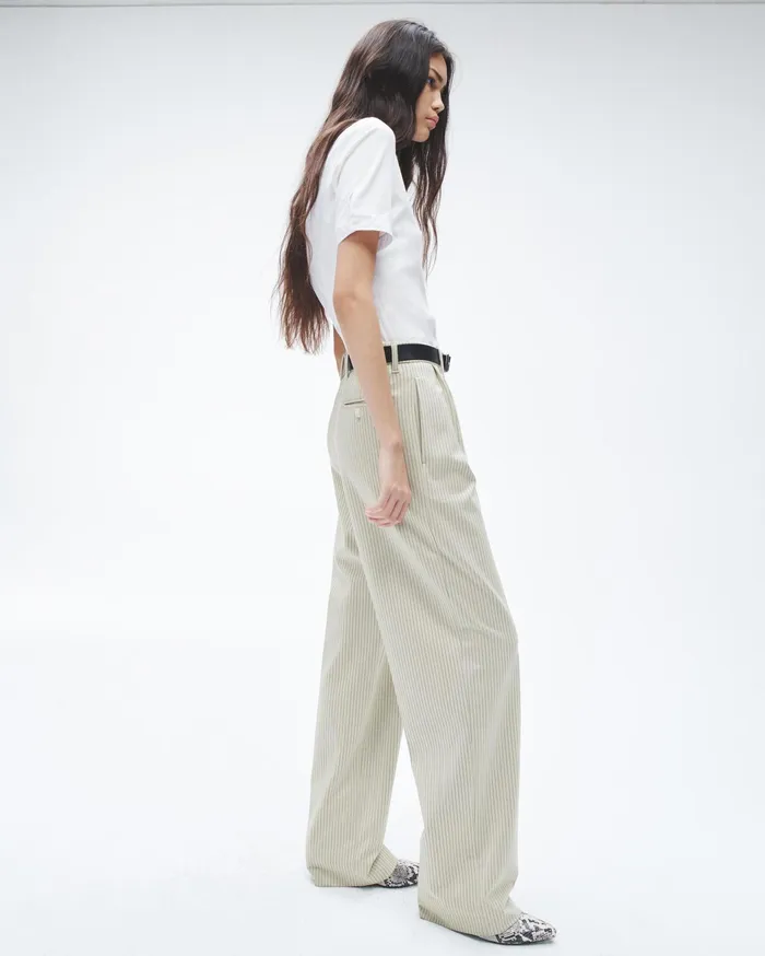 Rag and Bone Marianne Ponte Pant Ivory Stripe Women Pants Rag and Bone Marianne Ponte Pant Ivory Stripe Women Pants