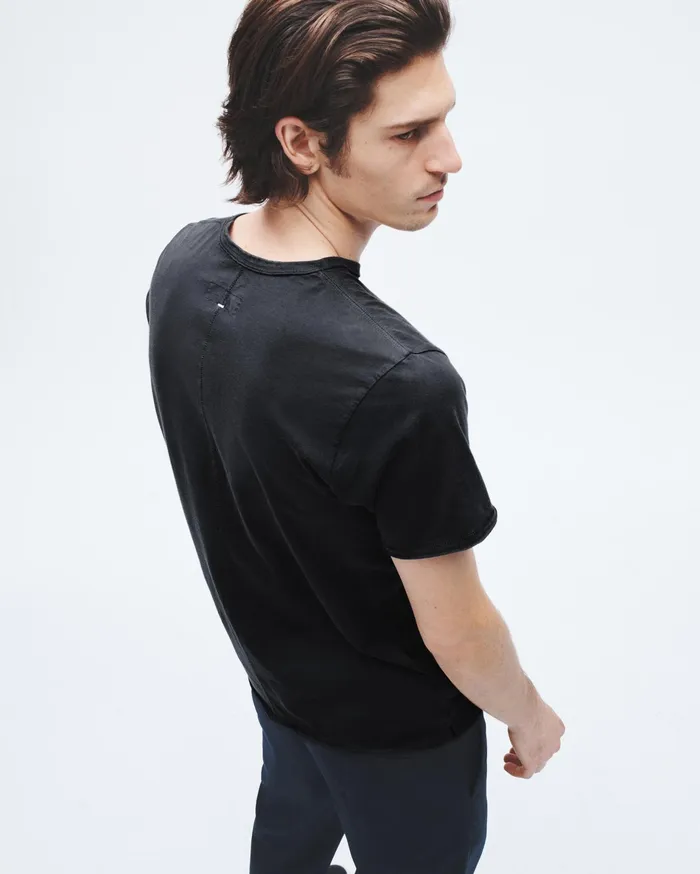 Rag and Bone Miles Principal Jersey Tee Dark Grey Men TShirts Rag and Bone Miles Principal Jersey Tee Dark Grey Men TShirts