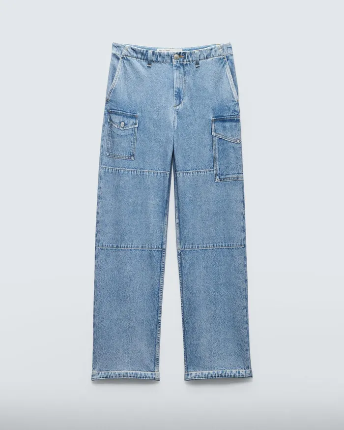 Rag and Bone Miramar Nora Cargo Celeste Women WideLeg Rag and Bone Miramar Nora Cargo Celeste Women WideLeg