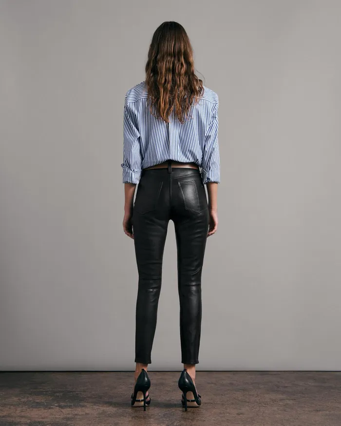 Rag and Bone Nina High Black Women Pants