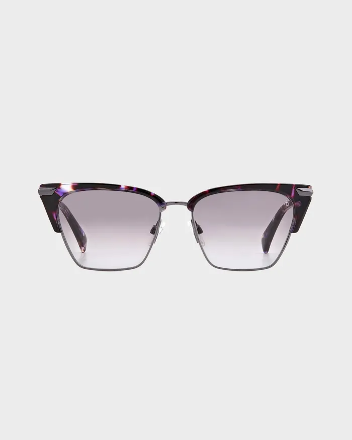Rag and Bone Tana Violet Havana Women Sunglasses Rag and Bone Tana Violet Havana Women Sunglasses