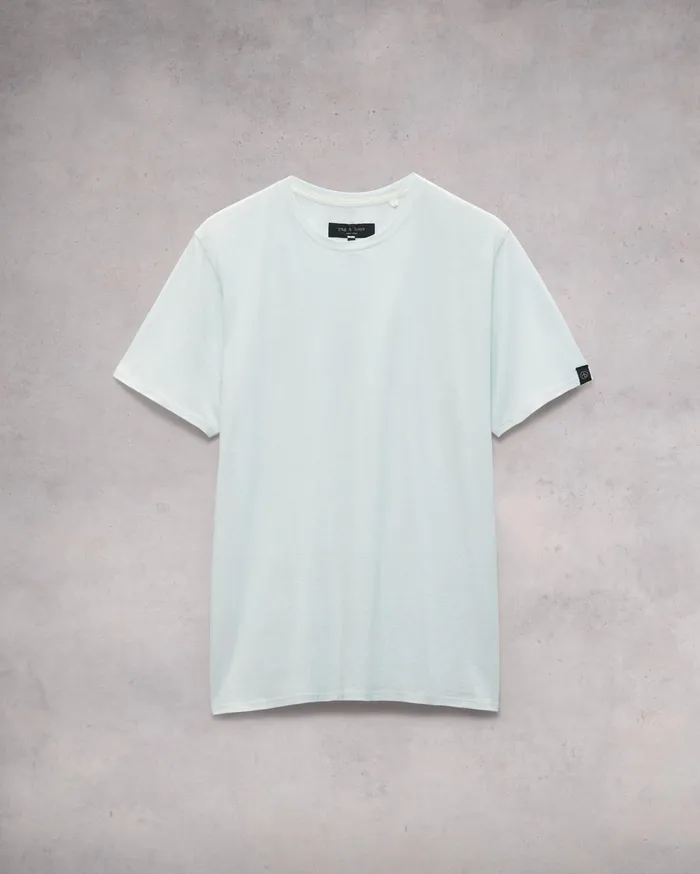 Rag and Bone Zero Gravity Classic Tee Sky Blue Men TShirts