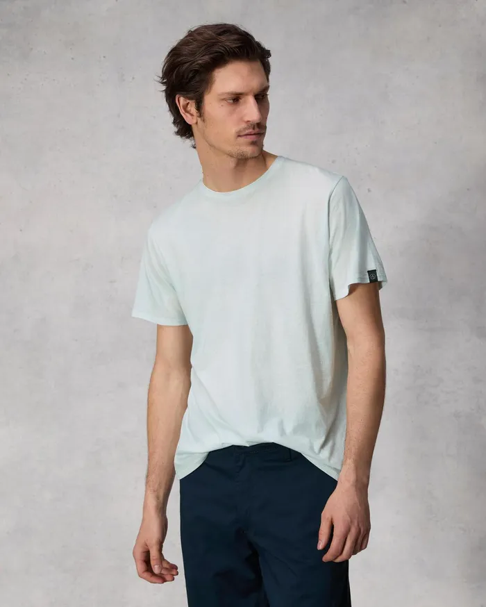 Rag and Bone Zero Gravity Classic Tee Sky Blue Men TShirts