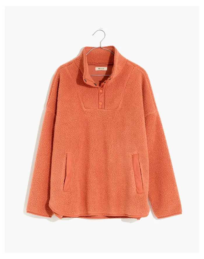 Resourced Fleece Popover Tunic Jacket Sweet Dahlia Women Madewell Sweatshirts and Sweatpants Resourced Fleece Popover Tunic Jacket Sweet Dahlia Women Madewell Sweatshirts and Sweatpants