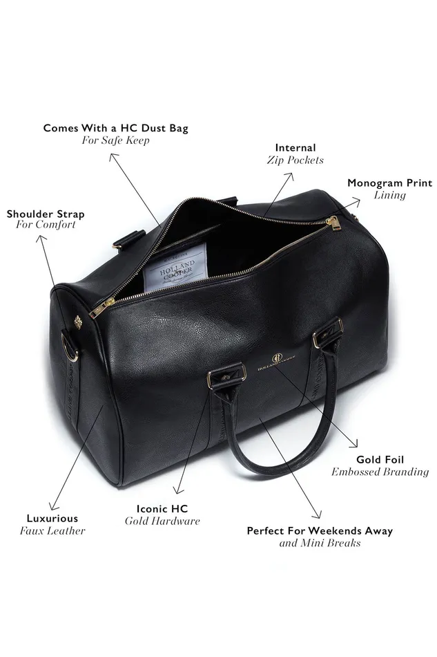 Regency Holdall Black Women Holland Cooper Holdalls and Travel Bags