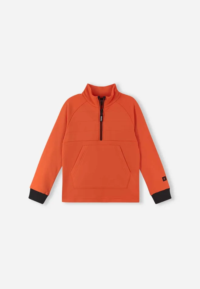 Reima Fleece and Hoodies Warm Coffee Bean Sweatshirt 8211 Kupista Red Orange 8211 Kids