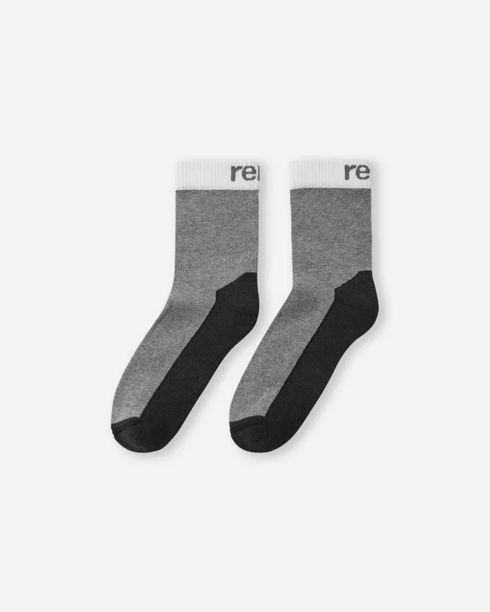 Reima Socks Wool Blend Socks 8211 Villalla Melange Grey 8211 Kids
