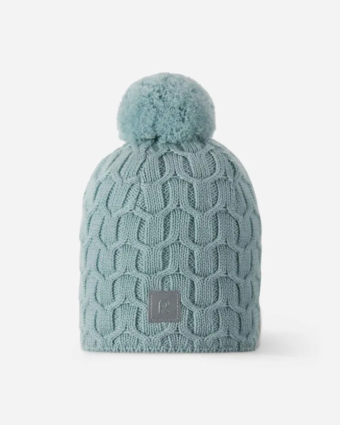 Reima Winter Hats and Balaclavas Merino Wool Beanie 8211 Nyksund Cool Green 8211 Kids
