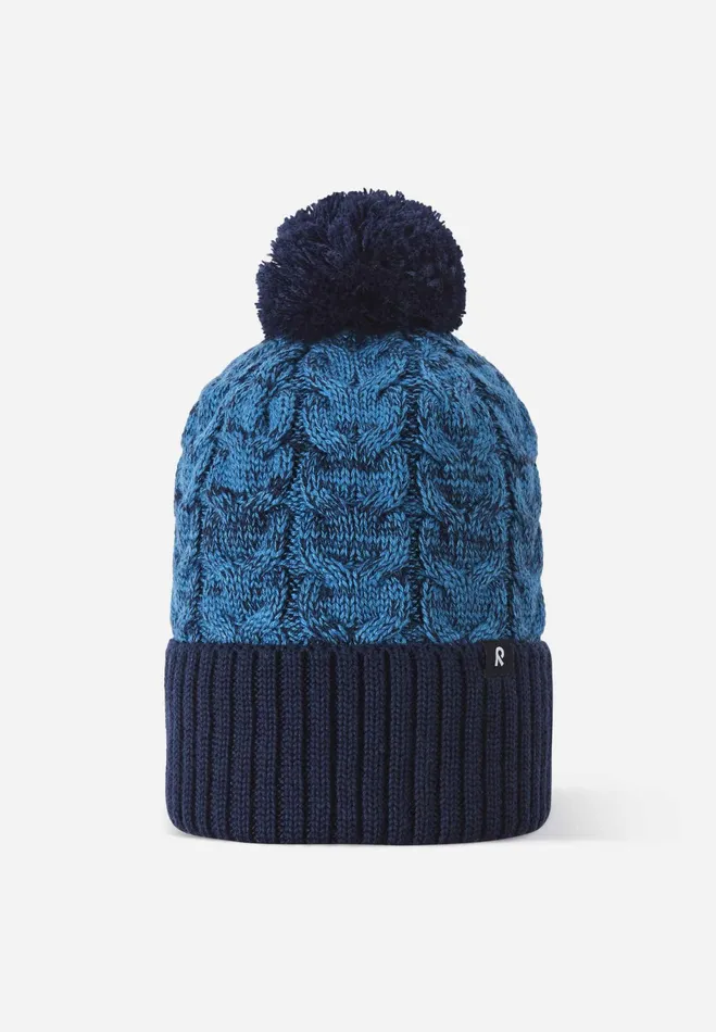 Reima Winter Hats and Balaclavas Wool Blend Beanie 8211 Routii Navy 8211 Kids