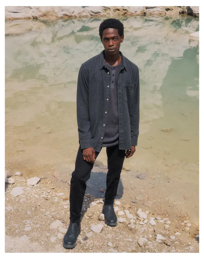 Relaxed Taper Jeans In Saturated Black Wash Black Men Madewell Jeans