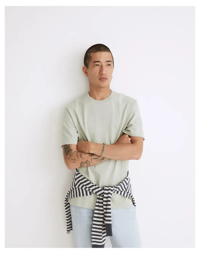 Relaxed Tee Sage Mist Men Madewell Tees